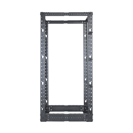 Rack Intellinet 19" 26U Doble Abierto de 4 Postes Color Negro