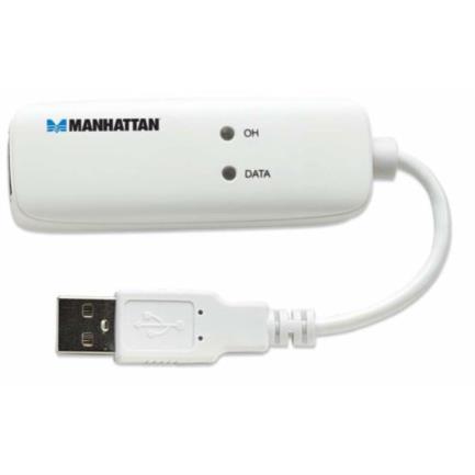 Módem Manhattan USB 56 Kbps Color Blanco