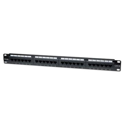 Panel Parcheo Intellinet Cat 6 24 Puertos UTP 1U