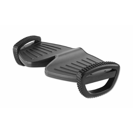 Reposapiés manhattan ergonómico plástico con balanceo color negro