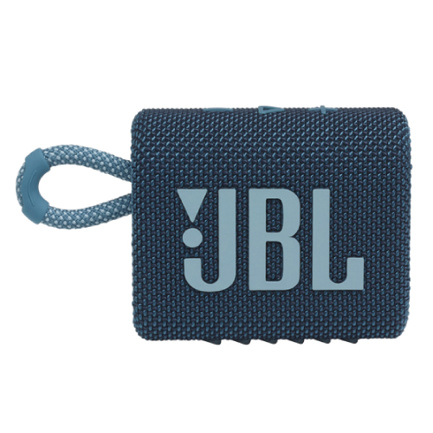 Altavoz Bluetooth Portatil JBL GO 3 con Bateria de 5 horas y Resistente al Agua Color Azul