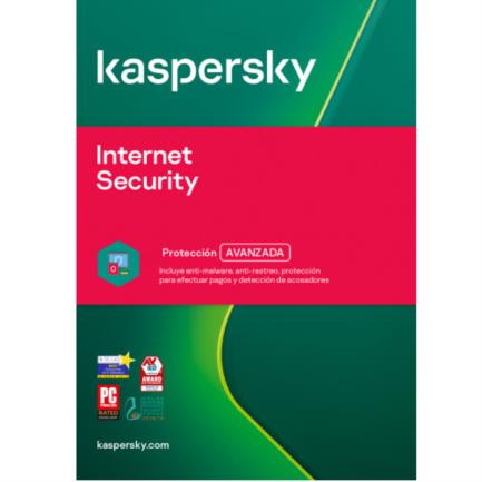 Licencia antivirus kaspersky esd internet security 3 dispositivos 1 año