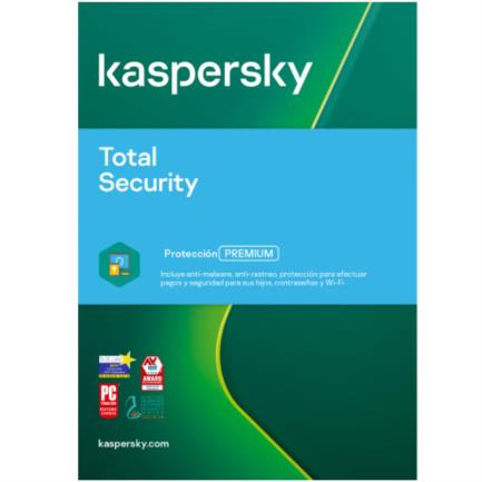 Licencia antivirus kaspersky esd total security 5 dispositivos 1 año 2 cuentas
