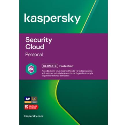 Licencia antivirus kaspersky esd security cloud personal 5 dispositivos 1 año 5 cuentas