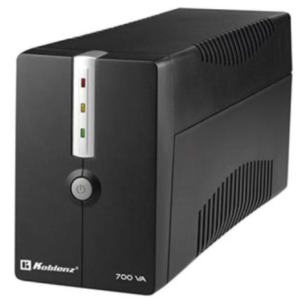 Regulador koblenz 7016 nobreak usb/r 700va/360w respaldo 25 minutos 6 contactos garantía 3 años