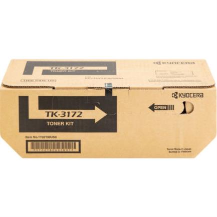 Tóner Kyocera TK-3172 15.5K Páginas Compatible P3050dn/P3155dn Color Negro
