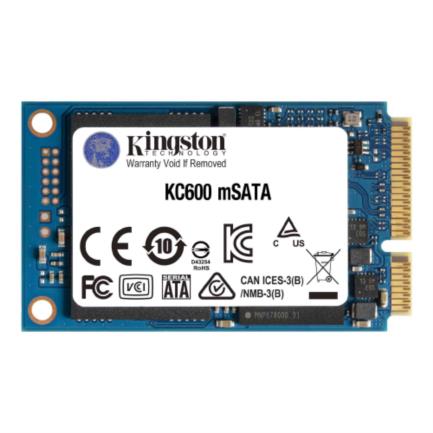Unidad de Estado Sólido SSD Kingston 256 GB KC600 SATA III/mSATA