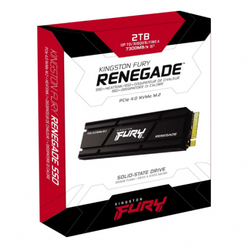 Unidad de Estado Solido SSD Kingston FURY Renegade 2TB NVMe PCI Express 4.0 M.2 2