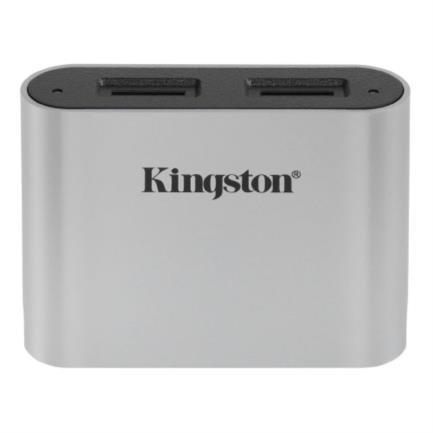 Workflow station kingston lector usb 3.2 gen1 dual microsdhc/sdxc uhs-ii