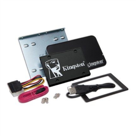Unidad de Estado Sólido SSD Kingston 256 GB SKC600 SATA3 2.5" Bundle