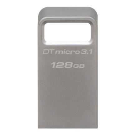 Memoria usb kingston datatraveler micro 128 gb 3.1/3.0 color gris