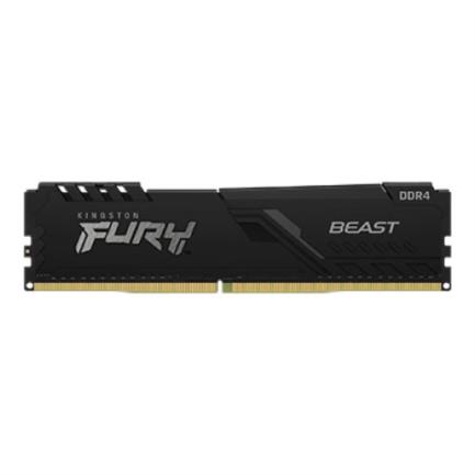 Memoria Ram Kingston FURY Beast 16 GB 2666MHz DDR4 CL16 DIMM Color Negro