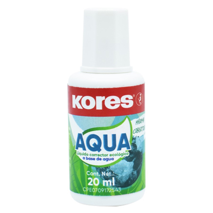Corrector de Aqua Kores de 20ml Caja C/10+2
