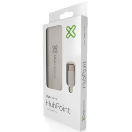 HUB USB Klip Xtreme Tipo C HubPoint KCR-500 de 5 puertos 2 USB 3.0  1 tipo C 1 Micro-SD 1 Tarjeta SDXC Plateado 2