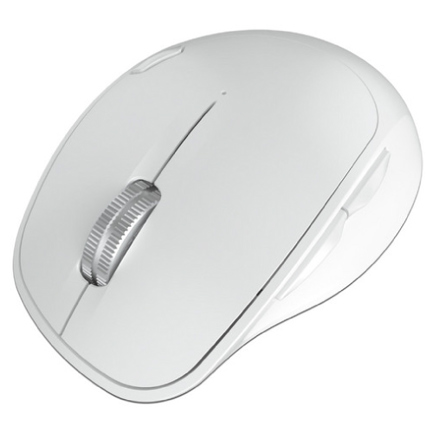 Mouse Inalámbrico Klip Xtreme Ergonómico Doble Conexión Bluetooth/2.4GHz Sensor Óptico 800/1200/1600 Blanco 3