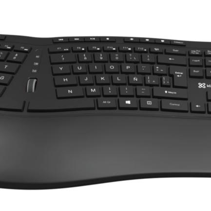 Teclado ergonimico inalambrico premium Klip Xtreme Trascend Wireless KBK-530S 4