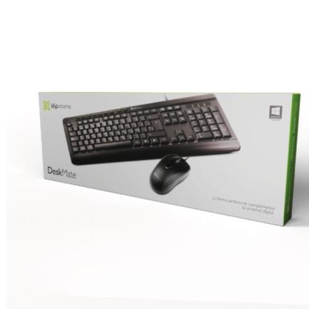 Teclado y mouse cableado Klip Xtreme DeskMate KCK-251S 3