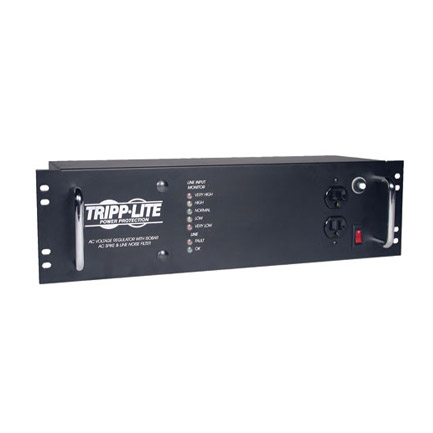 REGULADOR TRIPP LITE 2400W 14CONT RACKS 19" 3U ALTO/BAJO VOL