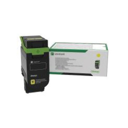 Tóner Lexmark Rendimiento de 11700 Páginas Color Amarillo para CS632/CX635