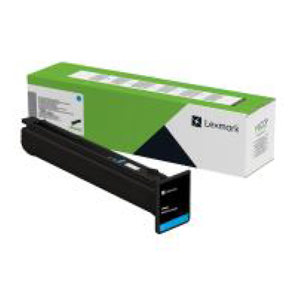 Tóner Lexmark color cian Programa de Retorno de 12K páginas para CS963 y CX950