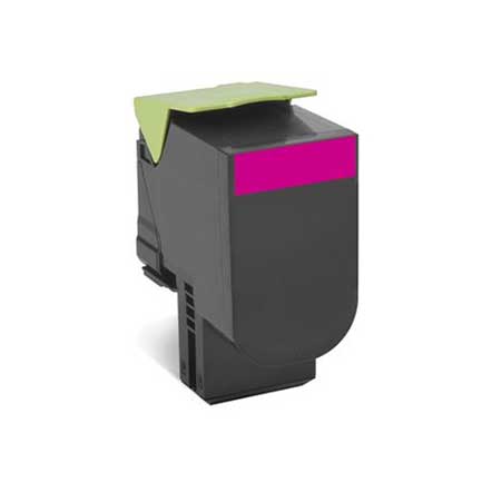 TONER LEXMARK 80C8HM0 MAGENTA ALTO RENDIMIENTO PROGR RETORNO
