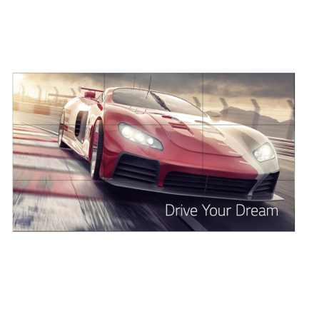 Pantalla LG 55" 55VM5J 500 nits Bezel 1.74mm Panel Bezel to Panel Bezel 1.3mm TL 0.44mm BR Depth 86.9 mm Int