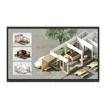 Pantalla Interactiva LG 86" Digital Signage 86TR3DQ Touch 4k UHD 3840×2160