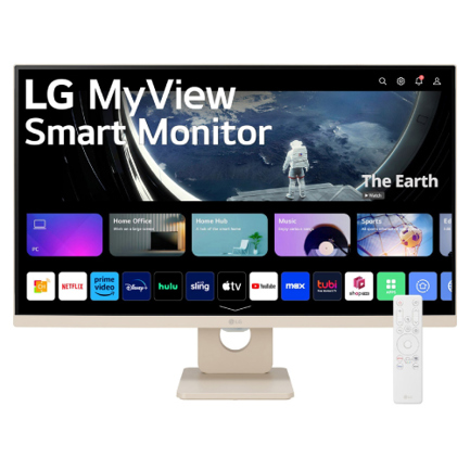 Monitor LG 27" Myview Smart TV WebOs23 IPS 1920x1080 HDMI USB 1 yr garantia