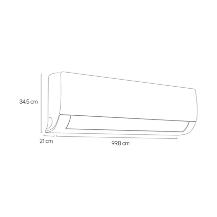 Aire Acondicionado LG DUALCOOL Inverter 1.5 Ton Solo Frío Voltaje 220V / 60HZ 4