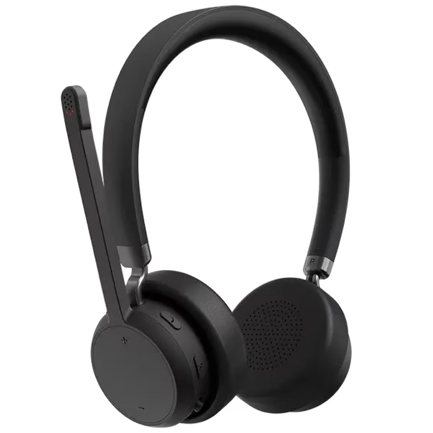 Audífonos inalámbricos Lenovo Bluetooth 5.3 con hasta 31 h de llamada y 60 h de música incluyen cable USB C