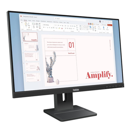 Monitor Lenovo ThinkVision E24-40 LED 23.8" 1920x1080 Full HD 100Hz HDMI/DisplayPort Negro