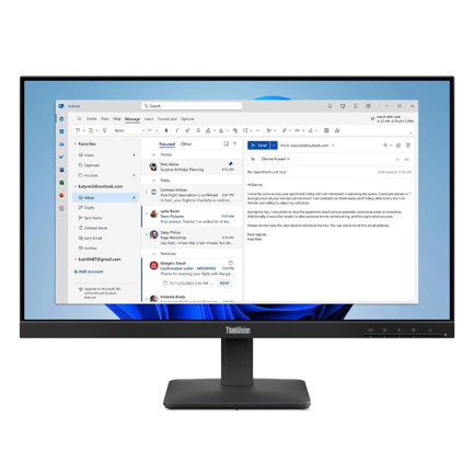 Monitor Lenovo ThinkVision S24-4e 23.8" WLED 1920x1080 HDMI/VGA 8