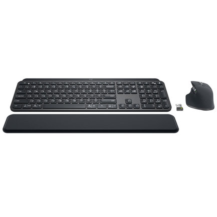 Teclado y Mouse Inalámbrico Logitech MX Keys For Business Negro 2