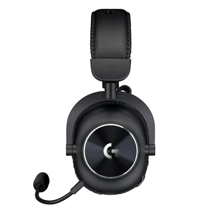 Audifonos Diadema Inalámbricos Logitec Pro X 2 Lightspeed Micrófono Desmontable Negro