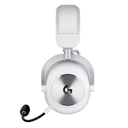 Audifonos Diadema Inalámbricos Logitech Pro X 2 Lightspeed Micrófono Desmontable Blanco