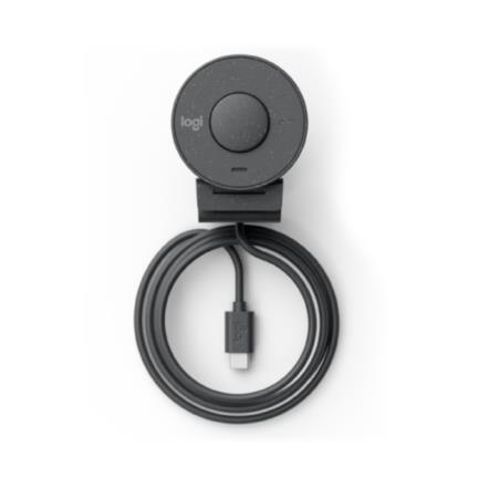 Cámara Web Logitech Brio 300 1080p USB-C con Corrección Iluminación Automática Micrófono Color Grafito 3