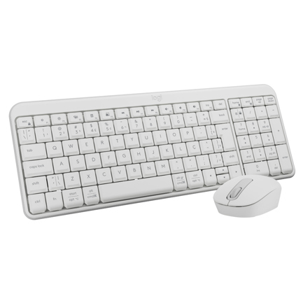 Teclado y Mouse Logitech MK250 Combo Bluetooth Blanco