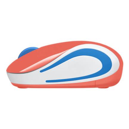 Mouse Logitech M187 Mini Inalámbrico 1000 dpi Color Coral