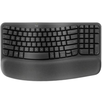 Teclado Inalámbrico Logitech Wave Keys Alcance 10 m Color Grafito 6