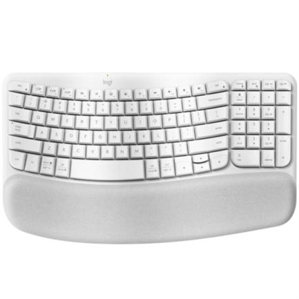 Teclado Inalámbrico Logitech Wave Keys Alcance 10 m Color Blanco 6