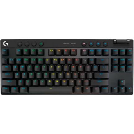 Teclado Logitech Pro X TKL Inalámbrico Iluminación RGB Recargable USB-A a USB-C Color Negro 5