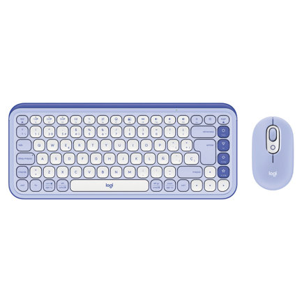 Teclado y Mouse Logitech Pop Icon Lila 4