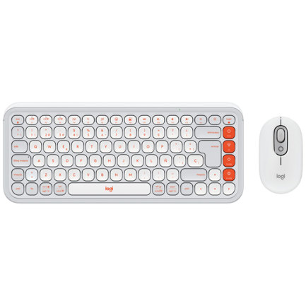 Teclado y Mouse Logitech Pop Icon Blanco 2