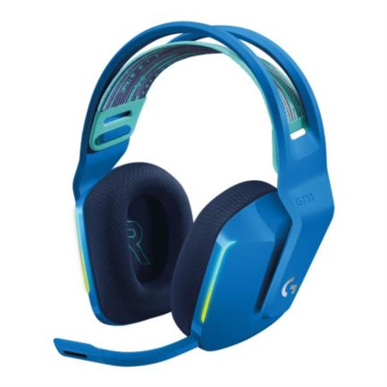 Audífonos logitech g733 lightspeed gaming inalámbricos rgb color azul