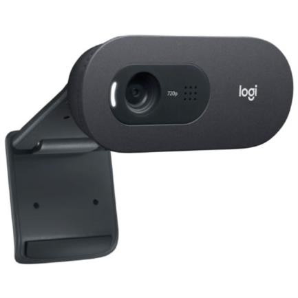 Cámara Web Logitech C505 HD 720p USB Micrófono Largo Alcance Color Negro