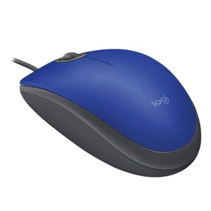 Mouse Logitech M110 Silent 1000 dpi USB Color Azul