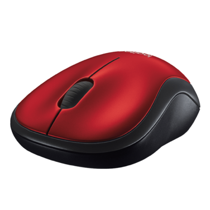 Mouse Logitech M185 Inalámbrico Color Rojo 2