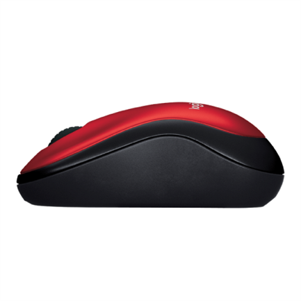 Mouse Logitech M185 Inalámbrico Color Rojo 3