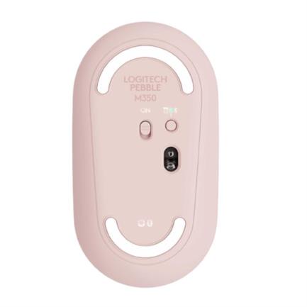 Mouse Logitech M350 Inalámbrico 1000 dpi Color Rosa 5