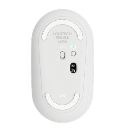 Mouse Logitech M350 Inalámbrico 1000 dpi Color Blanco 3